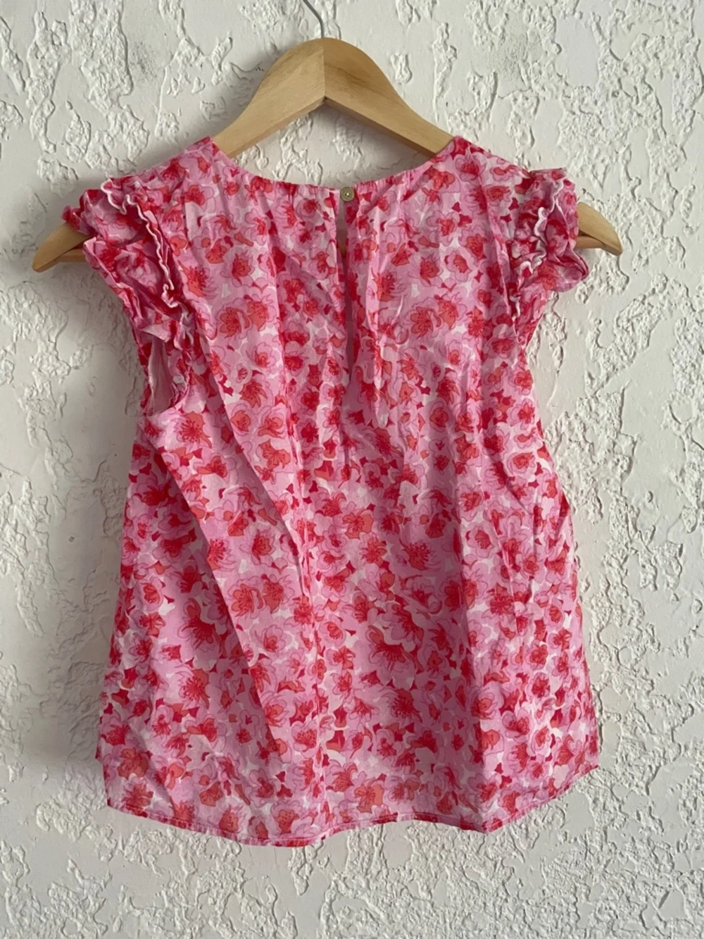 Jcrew Crewcuts Floral Cotton Babydoll Top L 10/11 - Picture 5 of 6